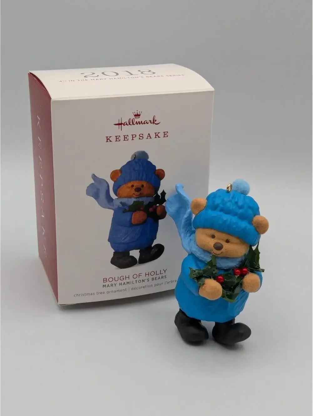 Hallmark Keepsake Bough of Holly 2018, 4th in the Mary Hamilton's Bears Series
